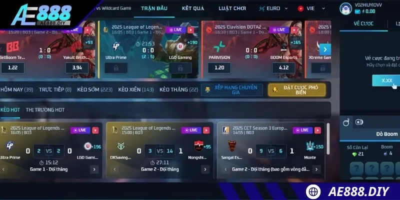 Esport bao phủ gần như toàn bộ thị trường game hot