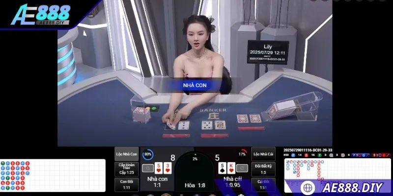 Baccarat luôn dẫn đầu danh sách các game được chọn chơi nhiều nhất